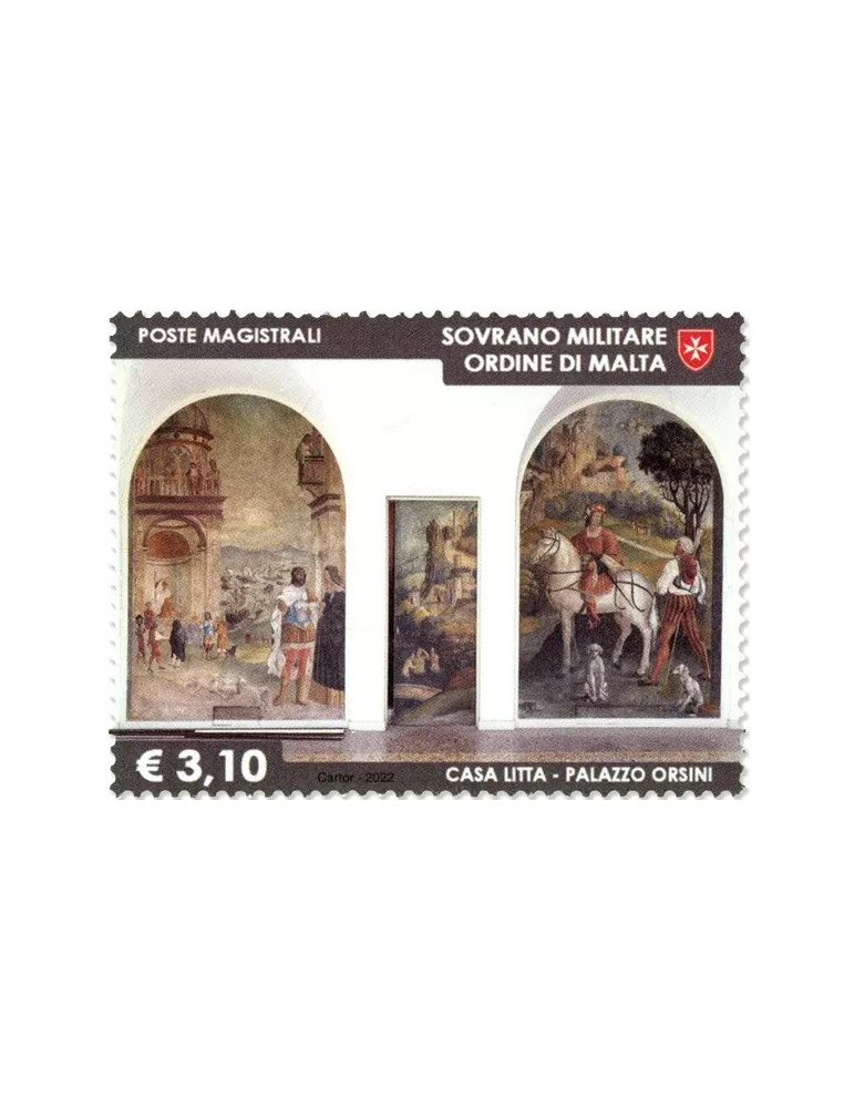 n° 1640/1643 - Timbre ORDRE de MALTE Poste