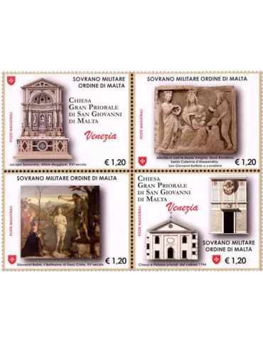 n° 1654/1657 - Timbre ORDRE de MALTE Poste