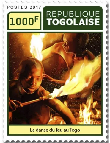 n° 5734 - Timbre TOGO Poste