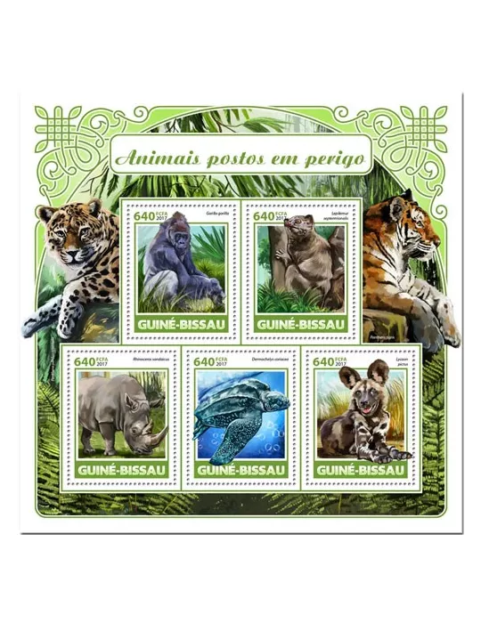 n° 7149/7153 - Timbre GUINÉE-BISSAU Poste