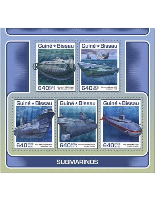 n° 7214/7218 - Timbre GUINÉE-BISSAU Poste