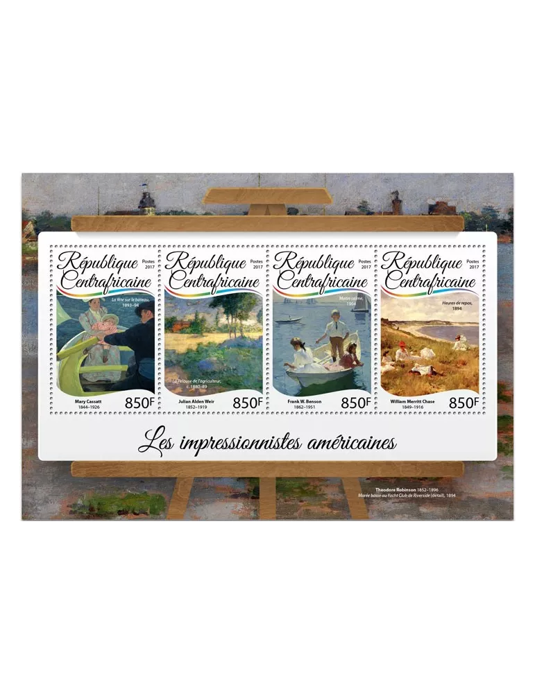 n° 4921/4924 - Timbre CENTRAFRIQUE Poste