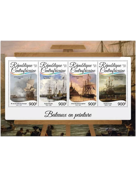 n° 4925/4928 - Timbre CENTRAFRIQUE Poste