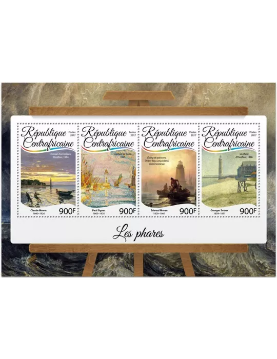 n° 4933/4936 - Timbre CENTRAFRIQUE Poste