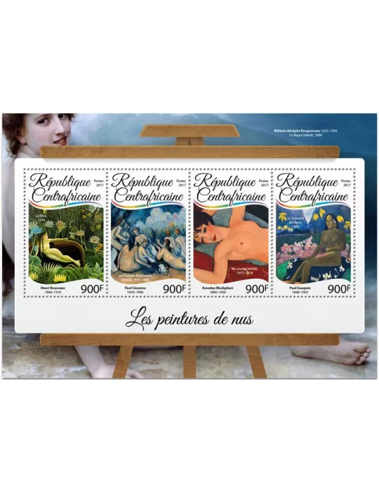 n° 4941/4944 - Timbre CENTRAFRIQUE Poste