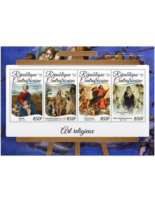 n° 4945/4948 - Timbre CENTRAFRIQUE Poste