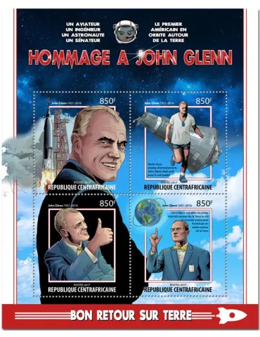 n° 5029/5032 - Timbre CENTRAFRIQUE Poste