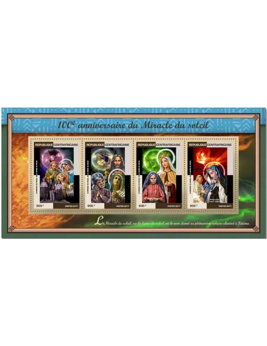 n° 5037/5040 - Timbre CENTRAFRIQUE Poste