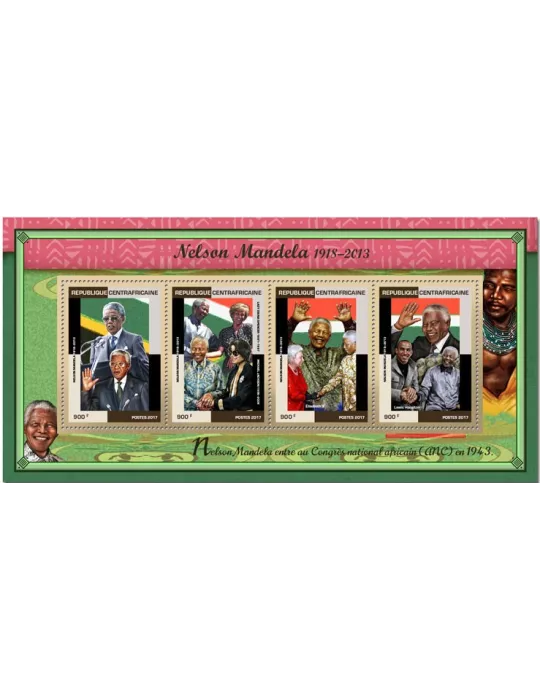 n° 5061/5064 - Timbre CENTRAFRIQUE Poste