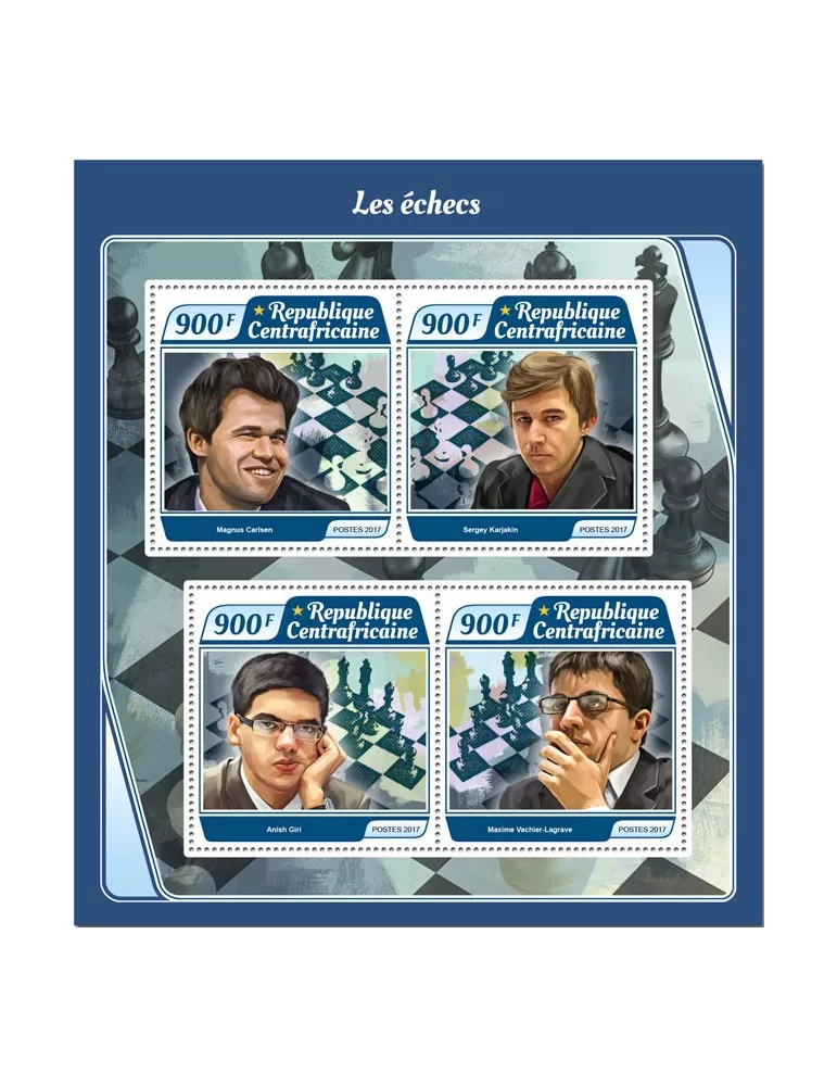 n° 5093/5096 - Timbre CENTRAFRIQUE Poste