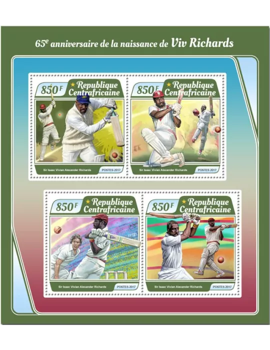 n° 5097/5100 - Timbre CENTRAFRIQUE Poste