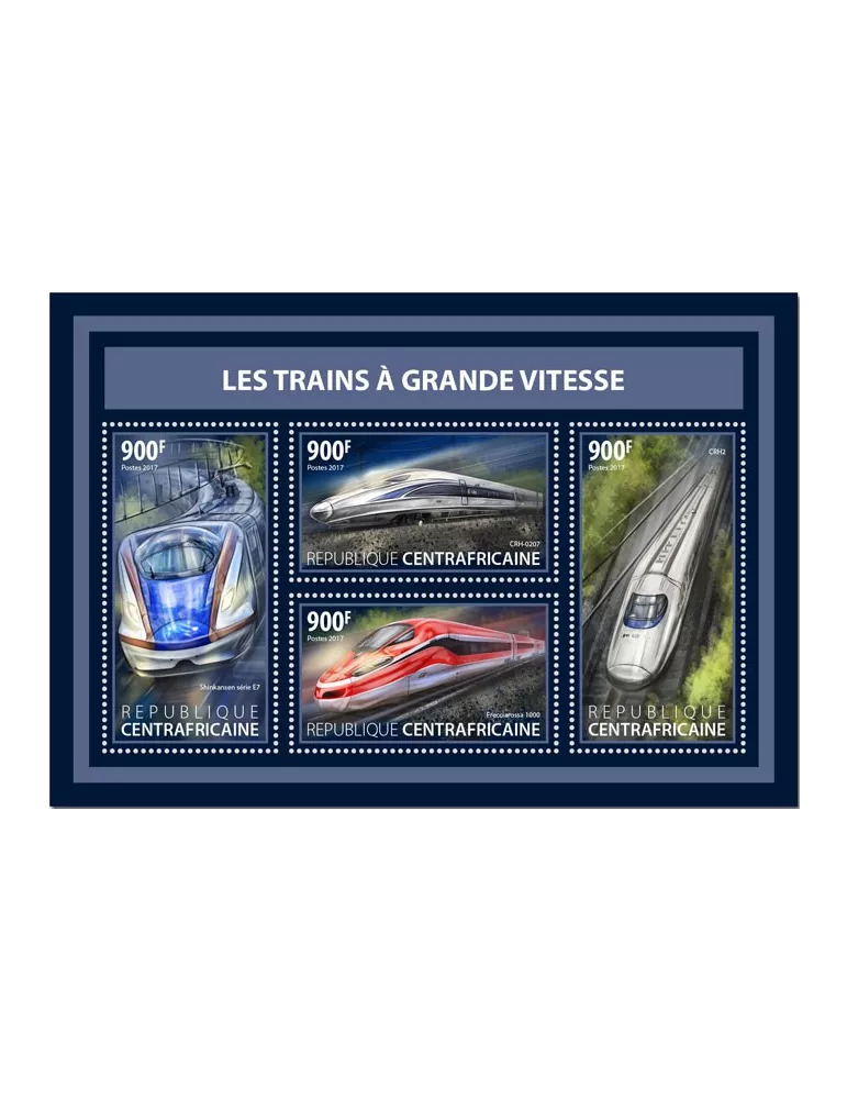 n° 5169/5172 - Timbre CENTRAFRIQUE Poste