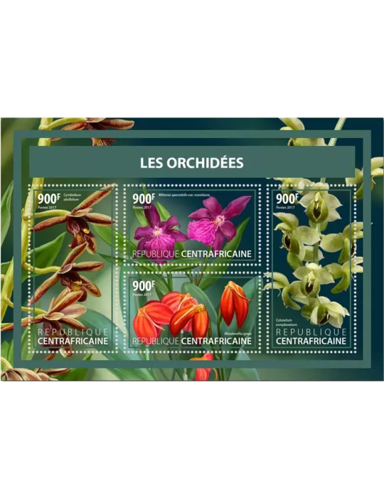 n° 5185/5188 - Timbre CENTRAFRIQUE Poste