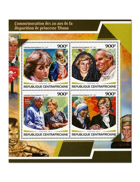 n° 5229/5232 - Timbre CENTRAFRIQUE Poste