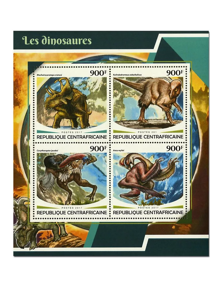 n° 5261/5264 - Timbre CENTRAFRIQUE Poste