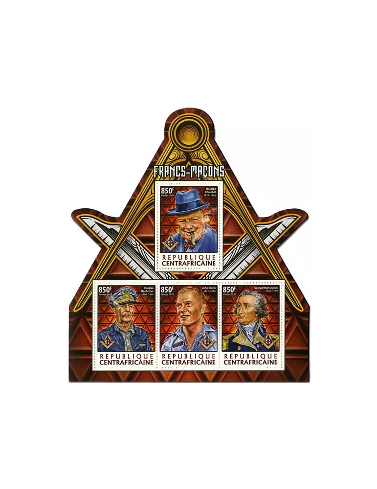 n° 5265/5268 - Timbre CENTRAFRIQUE Poste