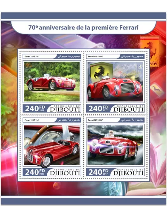 n° 1468/1471 - Timbre DJIBOUTI Poste