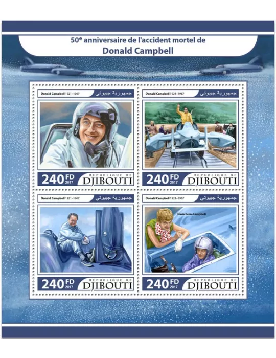 n° 1488/1491 - Timbre DJIBOUTI Poste