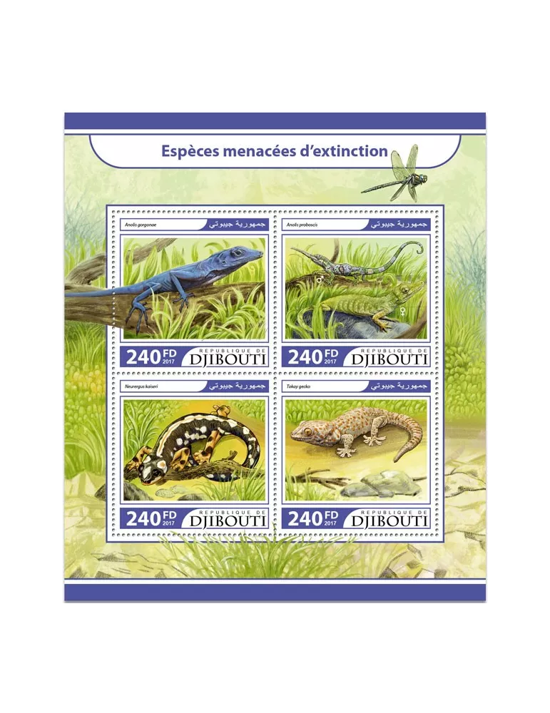 n° 1548/1551 - Timbre DJIBOUTI Poste