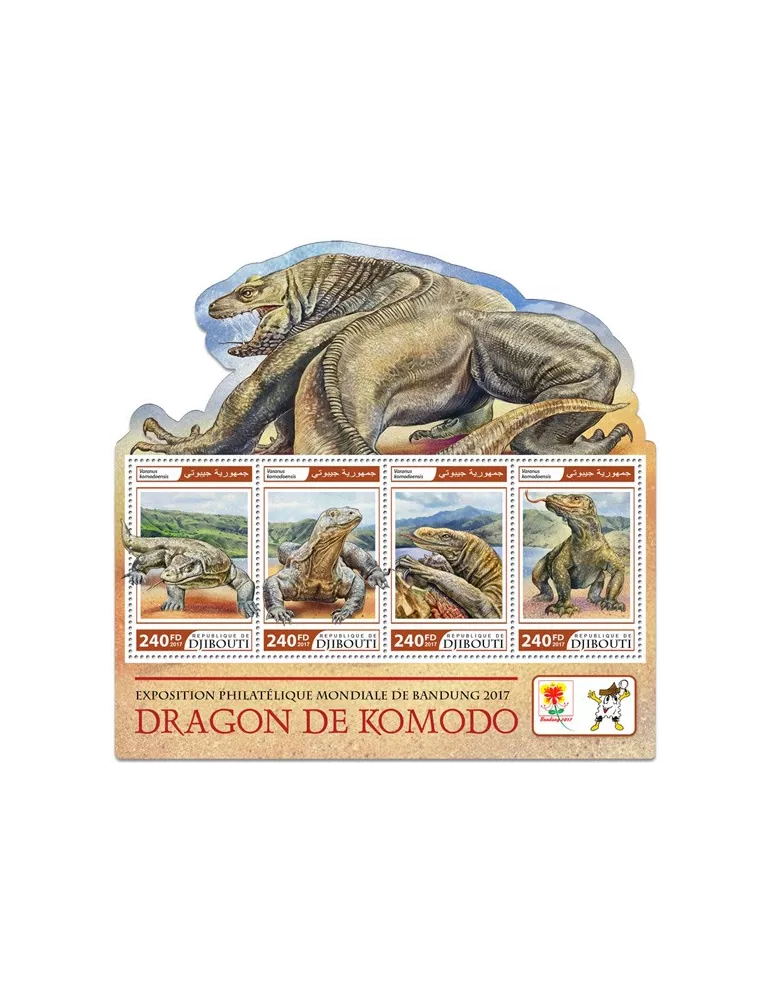 n° 1552/1555 - Timbre DJIBOUTI Poste