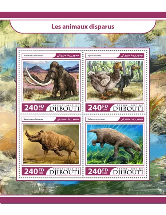 n° 1560/1563 - Timbre DJIBOUTI Poste