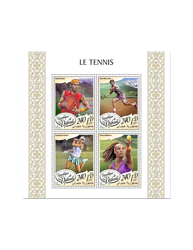 n° 1620/1623 - Timbre DJIBOUTI Poste