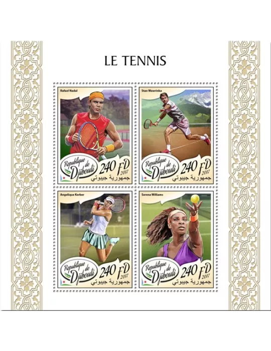 n° 1620/1623 - Timbre DJIBOUTI Poste