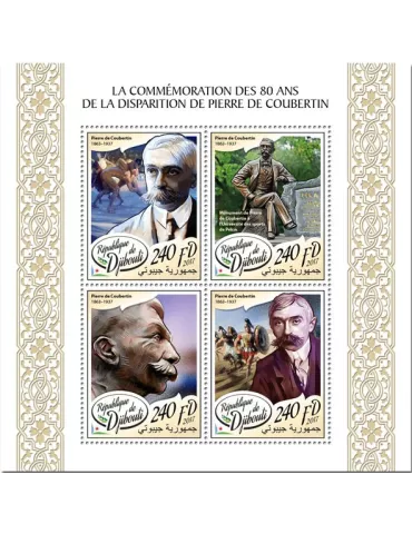 n° 1624/1627 - Timbre DJIBOUTI Poste