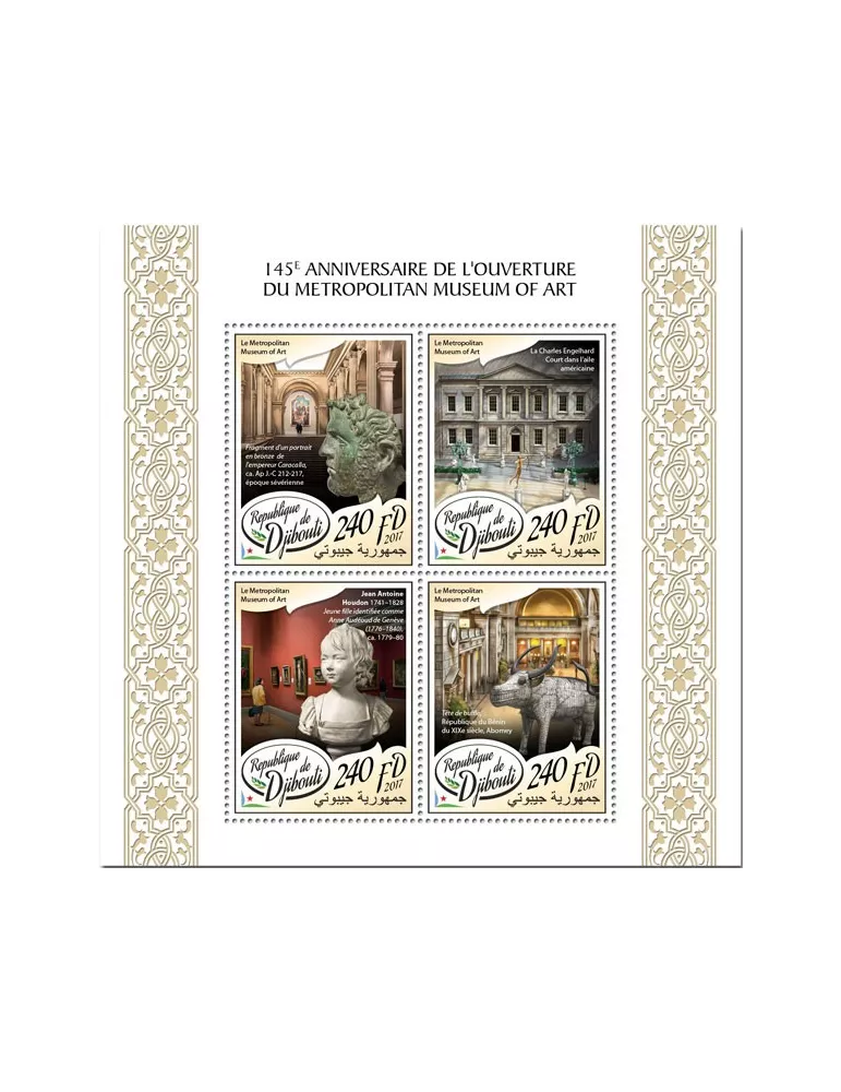 n° 1668/1671 - Timbre DJIBOUTI Poste