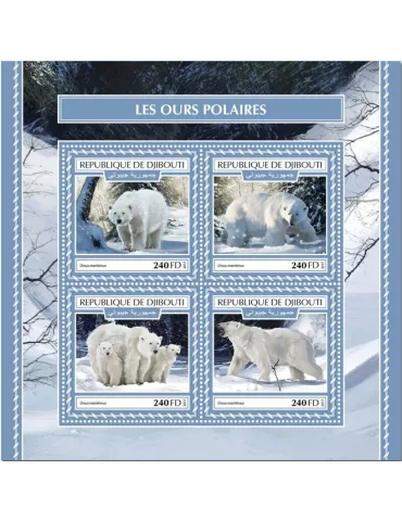 n° 1772/1775 - Timbre DJIBOUTI Poste