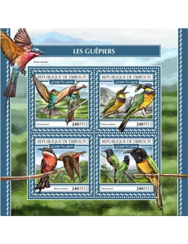 n° 1796/1799 - Timbre DJIBOUTI Poste