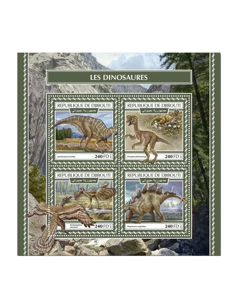 n° 1800/1803 - Timbre DJIBOUTI Poste