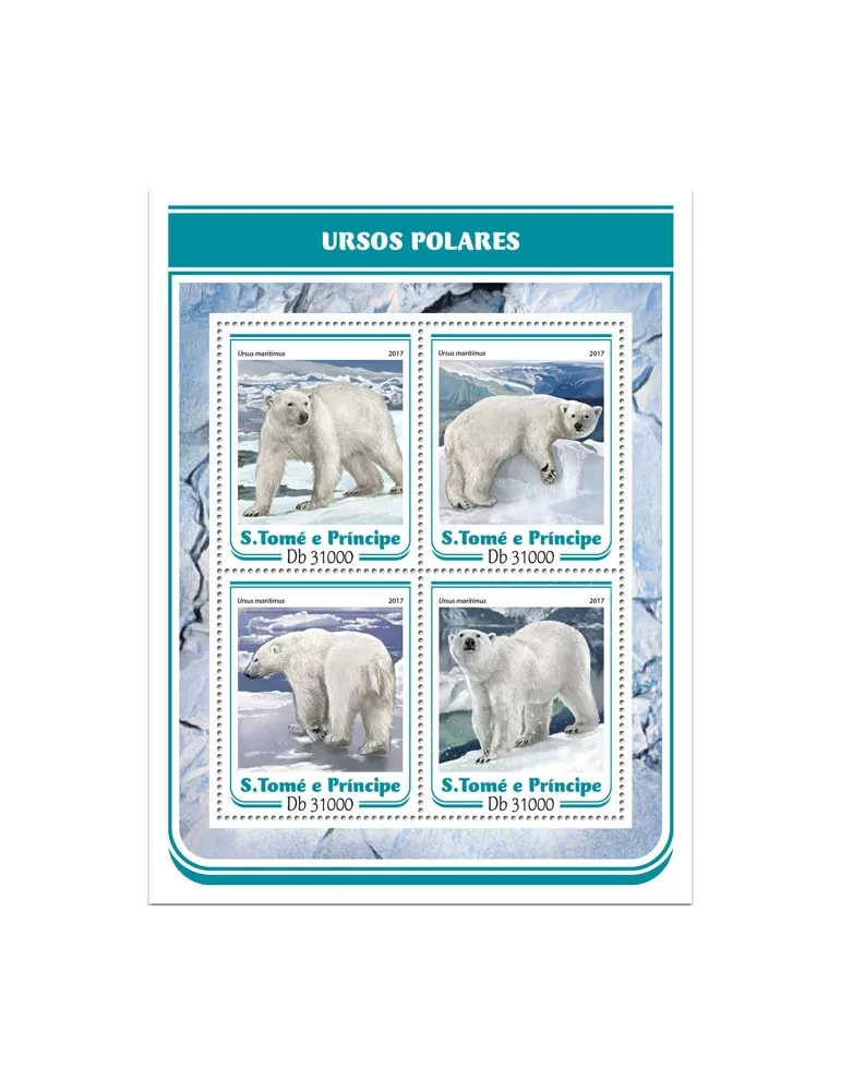 n° 5717/5720 - Timbre SAINT-THOMAS ET PRINCE Poste