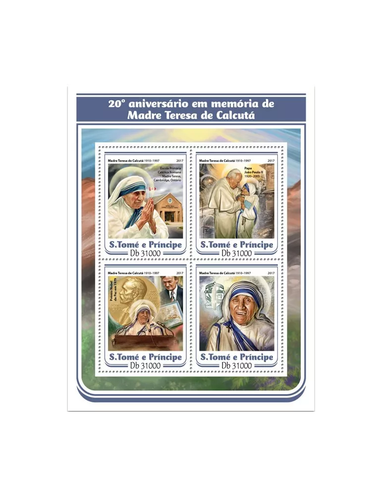 n° 5729/5732 - Timbre SAINT-THOMAS ET PRINCE Poste