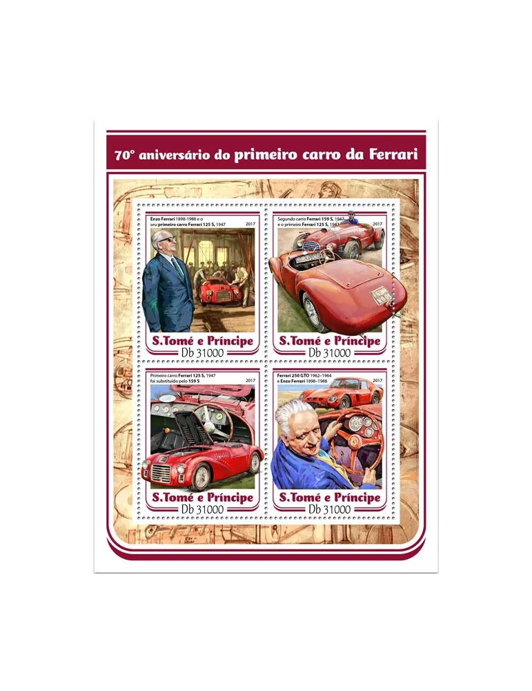 n° 5733/5736 - Timbre SAINT-THOMAS ET PRINCE Poste