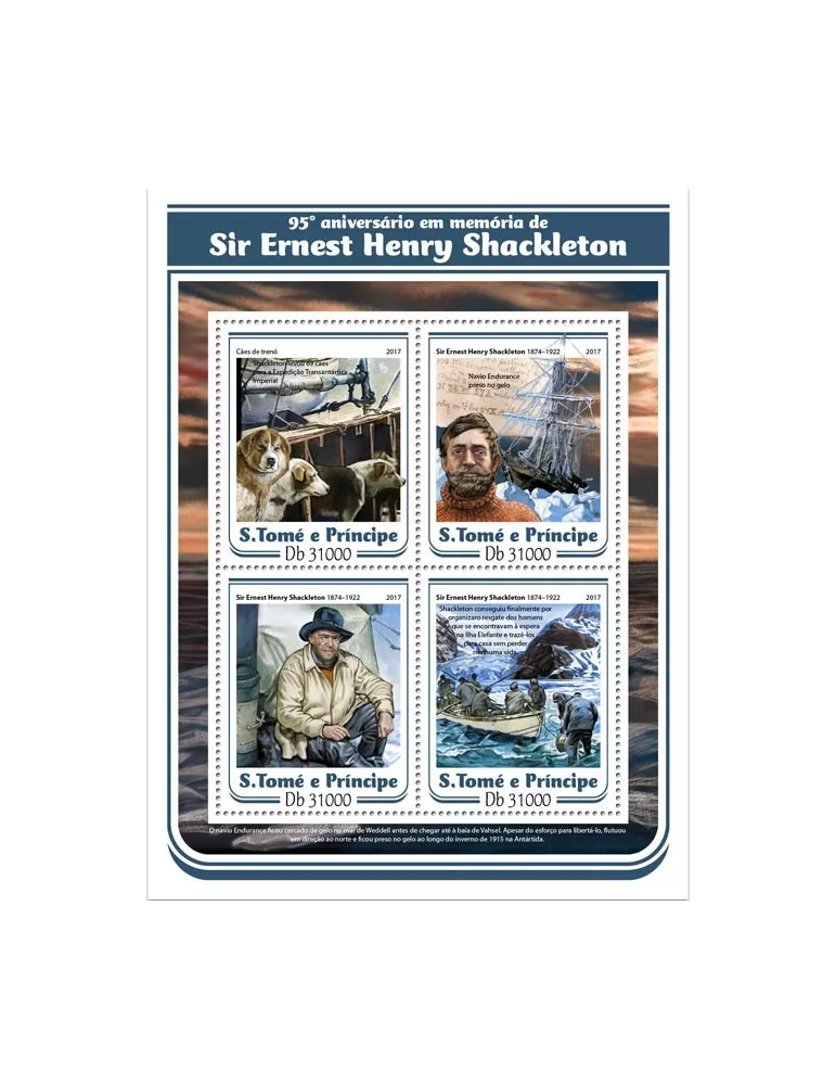 n° 5737/5740 - Timbre SAINT-THOMAS ET PRINCE Poste