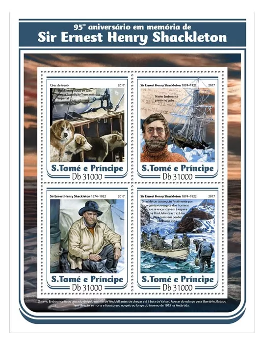 n° 5737/5740 - Timbre SAINT-THOMAS ET PRINCE Poste