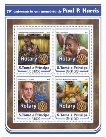 n° 5741/5744 - Timbre SAINT-THOMAS ET PRINCE Poste