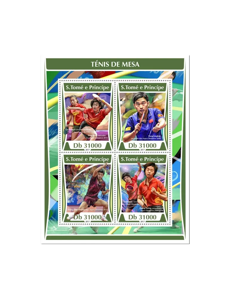 n° 5765/5768 - Timbre SAINT-THOMAS ET PRINCE Poste