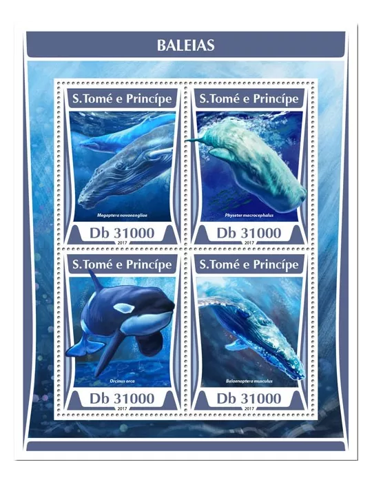 n° 5793/5796 - Timbre SAINT-THOMAS ET PRINCE Poste