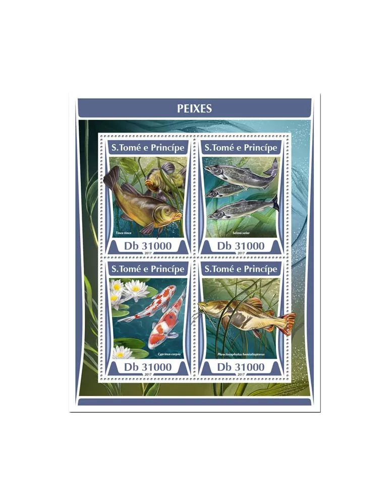 n° 5797/5800 - Timbre SAINT-THOMAS ET PRINCE Poste