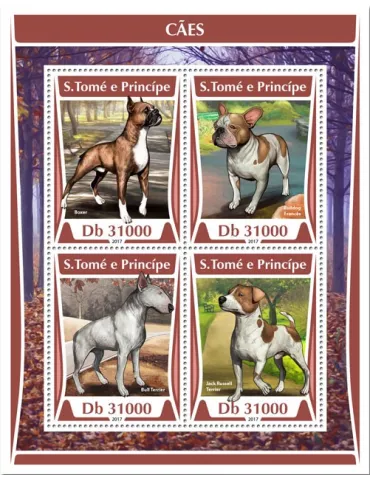 n° 5817/5820 - Timbre SAINT-THOMAS ET PRINCE Poste