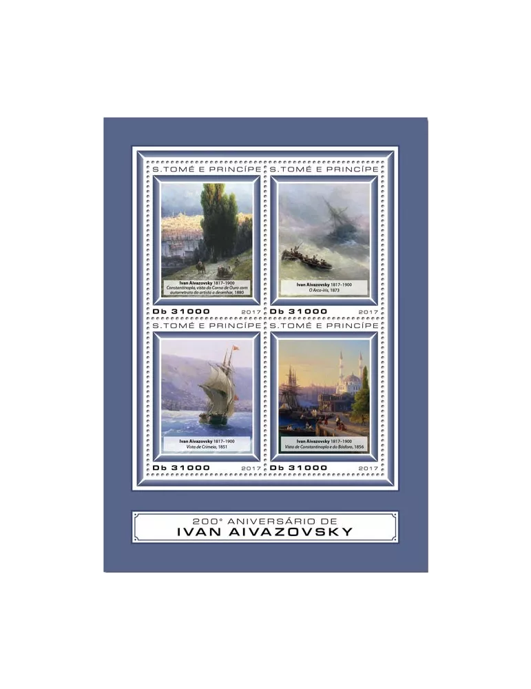 n° 5837/5840 - Timbre SAINT-THOMAS ET PRINCE Poste