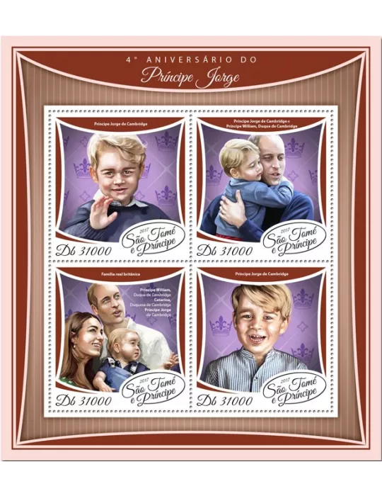 n° 5913/5916 - Timbre SAINT-THOMAS ET PRINCE Poste