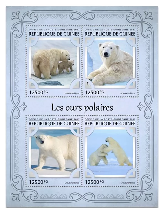 n° 8613/8616 - Timbre GUINÉE Poste