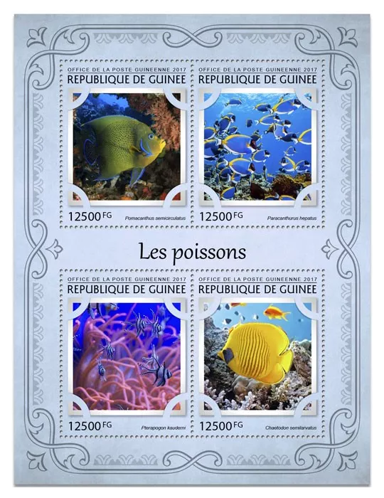 n° 8621/8624 - Timbre GUINÉE Poste