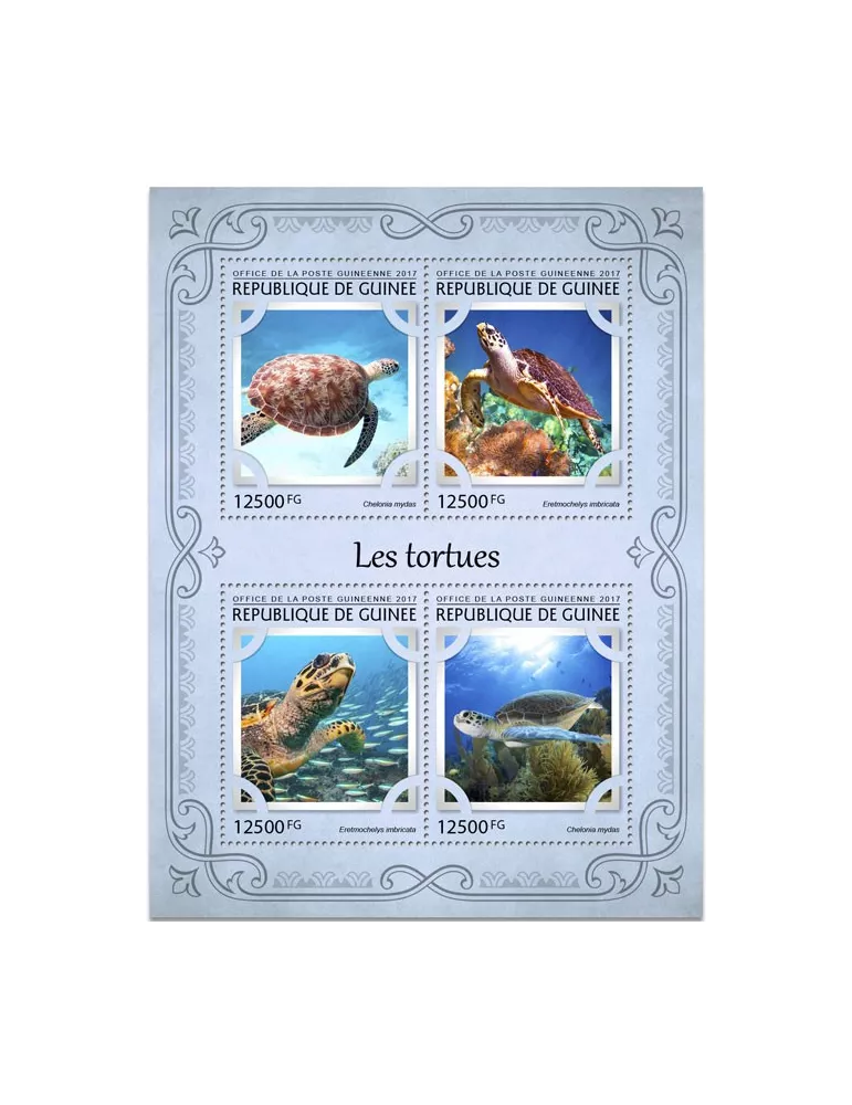 n° 8637/8640 - Timbre GUINÉE Poste