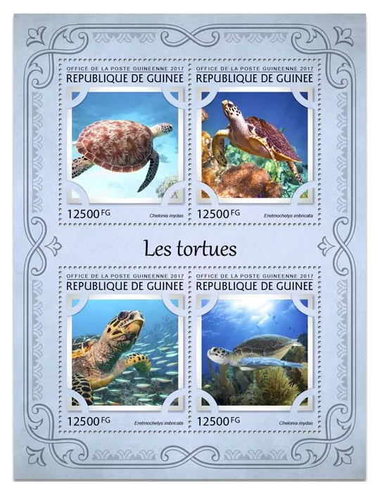 n° 8637/8640 - Timbre GUINÉE Poste