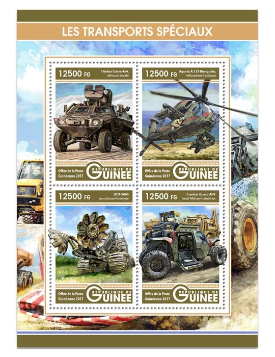 n° 8741/8744 - Timbre GUINÉE Poste