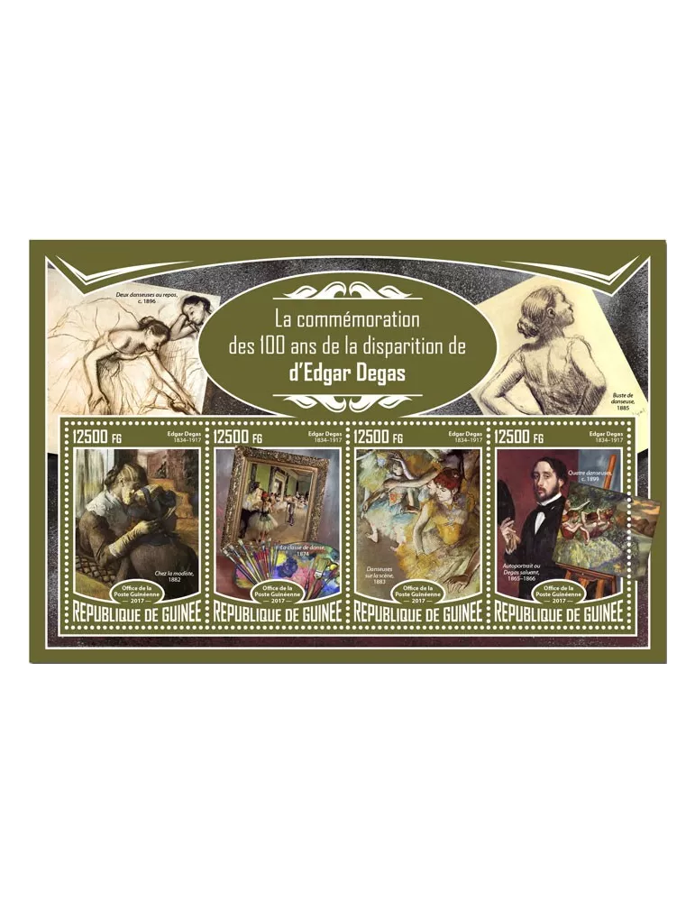 n° 8817/8820 - Timbre GUINÉE Poste